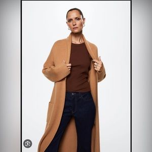 Mango Knit Coat Coatigan